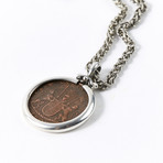 Shipwreck Treasure Coin // Silver Pendant