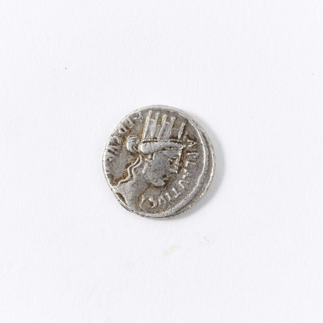 Republican Rome Silver Coin, 55 BC // Judaea Issue