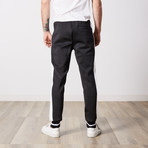Scooters Track Pants // Black + White (S)