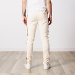 Benjamins Taped Track Pants // Beige (L)