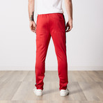 Benjamins Taped Track Pants // Red (XL)