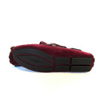 Brioni // Crocodile Suede Loafers // Burgundy (US: 8)