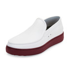 Salvatorre Ferragamo // Fury 2 Bianco Rubber Slip On // White (US: 6)