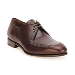 Salvatorre Ferragamo // Nikel Leather LaceUp Shoes // Burgundy (US: 9)