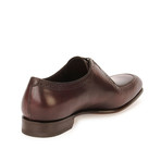 Salvatorre Ferragamo // Nikel Leather LaceUp Shoes // Burgundy (US: 9)