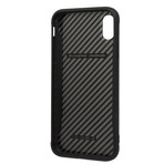 Slim Fit Carbon Fiber Hard Case // Black // iPhone XS Max