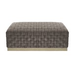Griffin Velvet Bench (Lilac + Gold)