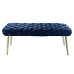 Jilynn Velvet Bench (Lilac + Gold)