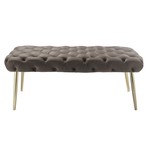 Jilynn Velvet Bench (Lilac + Gold)