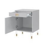 Kurney Accent Table (Light Grey)