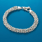 Italian Inspired Byzantine Stainless Steel Bracelet