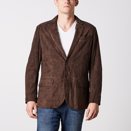Hansen Leather Jacket // Brown (XL)
