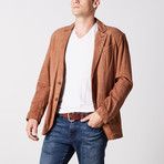 Sanford Leather Jacket // Tan (S)