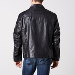 Alfie Leather Jacket // Black (S)