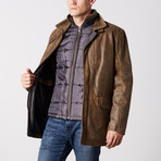 Spencer Leather Jacket // Antique Brown (S)