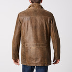 Spencer Leather Jacket // Antique Brown (S)