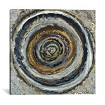 Metallic Circle // Blakely Bering (18"W x 18"H x 0.75"D)