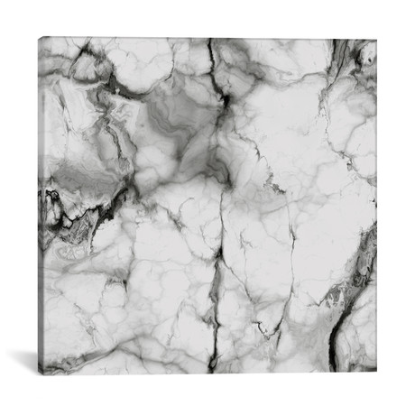 White Marble // Chelsea Victoria (18"W x 18"H x 0.75"D)