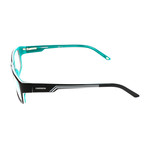Unisex CA6183 H2M Frames // Black + White + Green