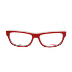 Unisex 1102-V 8RR Frames // Red Vertical Striped