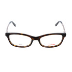 Women's CA6647 QK8 Frames V1 // Dark Havana + Nude
