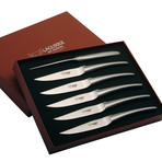 Monobloc Matte Stainless Steel Steak Knives // Set Of 6