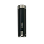 Enterprise Triple Jet-Flame Lighter (Matte Black + Chrome)