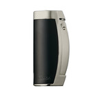 Enterprise Triple Jet-Flame Lighter (Matte Black + Chrome)