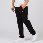 Kian Track Pants // Black + Red (S)