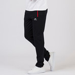 Kian Track Pants // Navy Blue + Red (S)