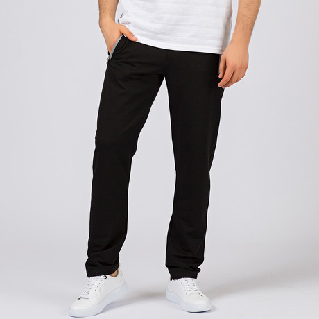 Kian Track Pants // Black + Gray (S)