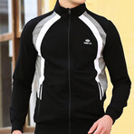 Ben Tracksuit // Black + Gray (S)