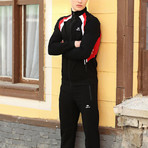 Ben Tracksuit // Black + Red (S)
