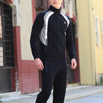 Ben Tracksuit // Navy Blue + Gray (S)