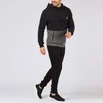 Harrison Sweatshirt I // Black + Anthracite (S)