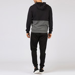 Harrison Sweatshirt I // Black + Anthracite (S)