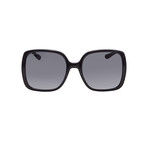 Jimmy Choo // Women's Chari Sunglasses // Black + Silver