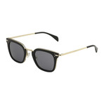 Celine // Square Sunglasses // Black + Gold