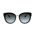 Jimmy Choo // Women's Jade Sunglasses // Black + Gold