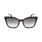 Jimmy Choo // Women's Junia Sunglasses // Black + Gold