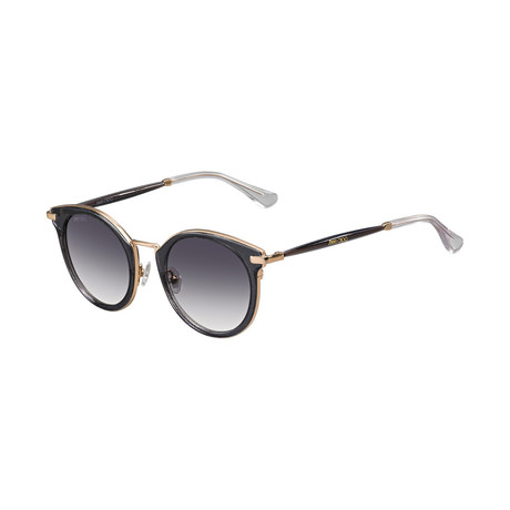 Jimmy Choo // Women's Raffy Sunglasses // Black + Gold