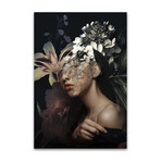 Black Flowers (27.55"W x 19.68"H)