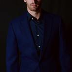 The Daniels Slim Fit Shirt // Navy (XL)