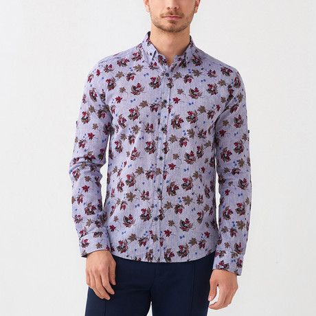 Walter Linen Shirt // Lilac (S)