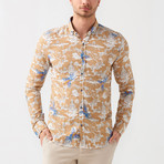 James Button-Up Shirt // Beige (2XL)