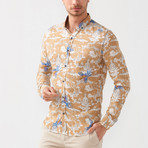 James Button-Up Shirt // Beige (L)