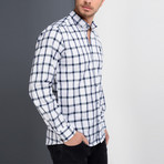 Lewis Button-Up Shirt // Dark Blue (Small)