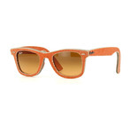 Women's Wayfarer Sunglasses // Orange