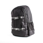 Dual Front Straps Backpacks // Black