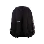 Diagonal Zip Backpack // Black